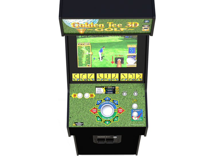 Arcade1Up Golden Tee 3D 35th Anniversary Deluxe Arcade Machine - 195570020524