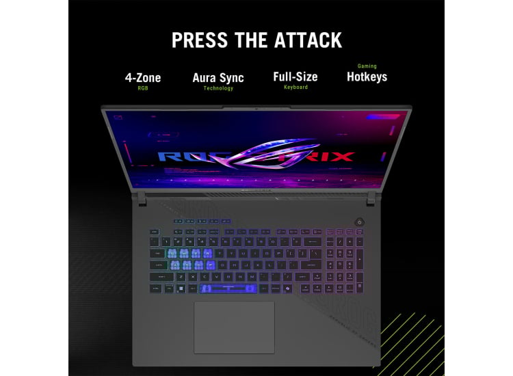 ASUS ROG Strix G18 G814 Laptop AMD Ryzen 9 8940HX - G814PP-DS94