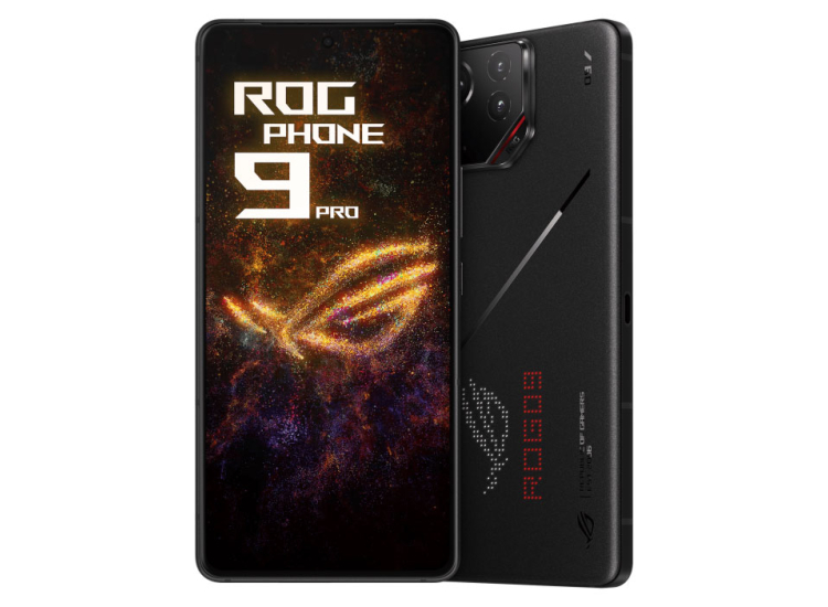 ASUS ROG Phone 9 Pro Unlocked Cell Phone 5G 1TB 24GB RAM in Phantom Black - AI2501-24G1T-BK