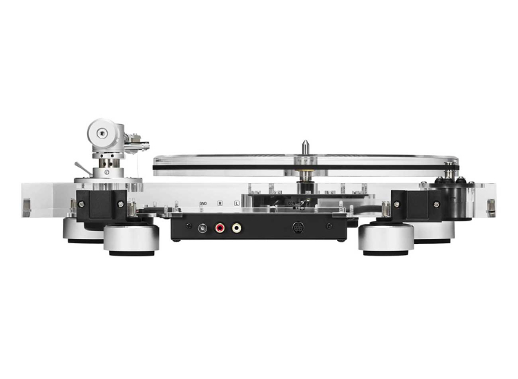 Audio-Technica Fully Manual Belt-Drive Turntable in Transparent Acrylic - AT-LPA2