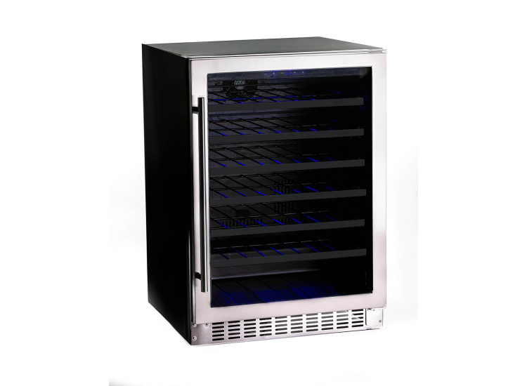Azure 5.6 Cu. Ft. Wine Center 24-Inch Wide in Glass Door with Stainless Frame - A224WC-S