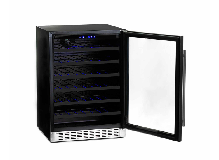 Azure 5.6 Cu. Ft. Wine Center 24-Inch Wide in Glass Door with Stainless Frame - A224WC-S