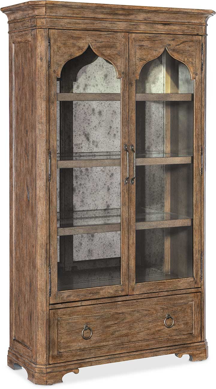 Hooker Furniture Americana Display Cabinet in Americana Honey
