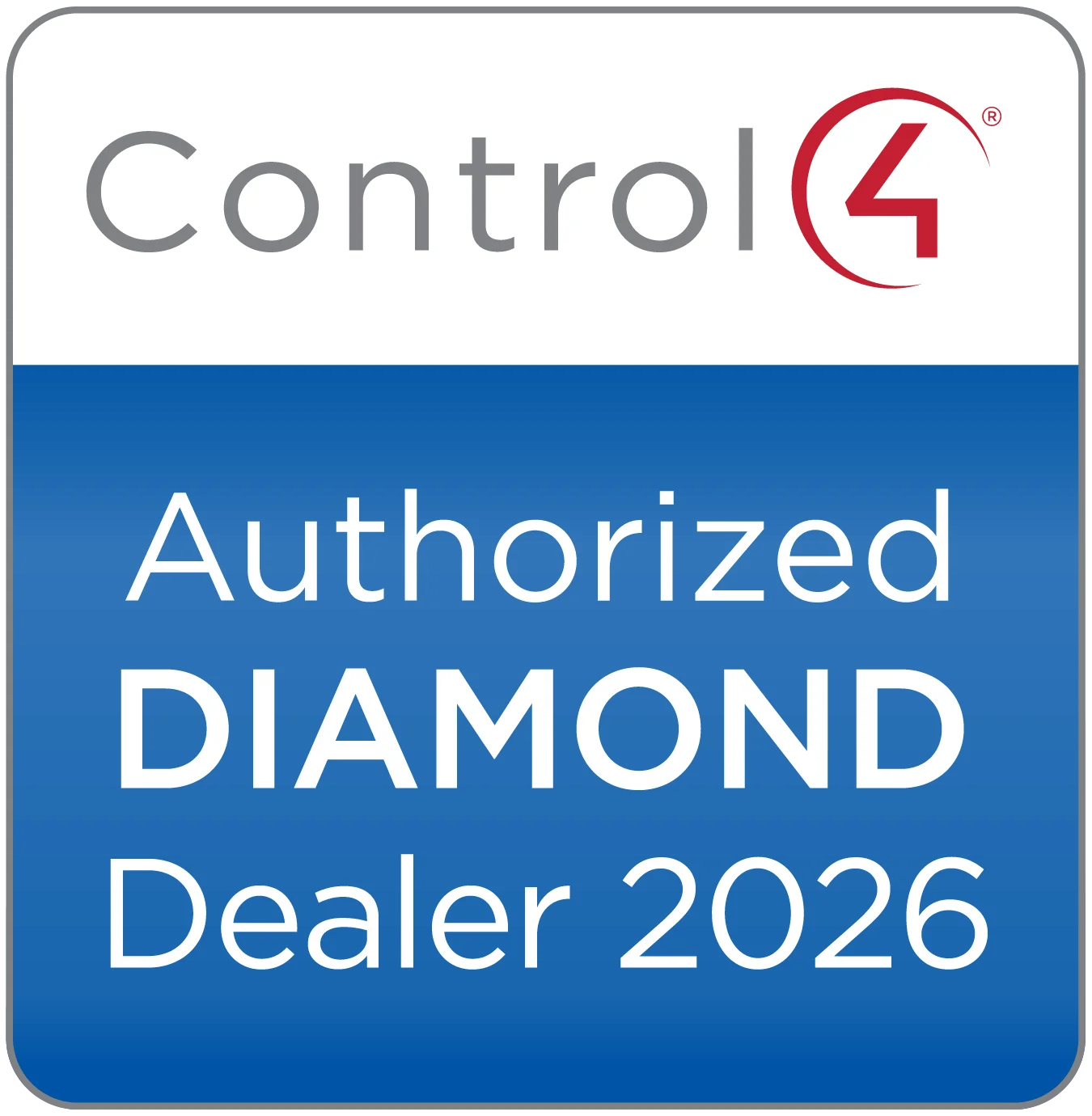 2026 Control4 Authorized Diamond Dealer