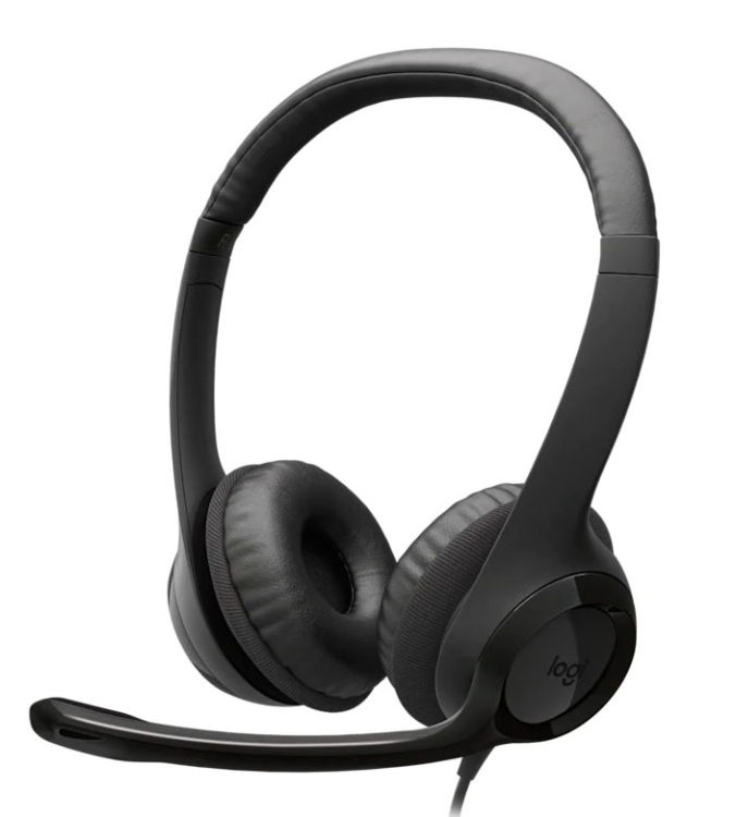 LOGITECH H390 BLACK USB PLUG CLEARCHAT COMFORT HEADSET