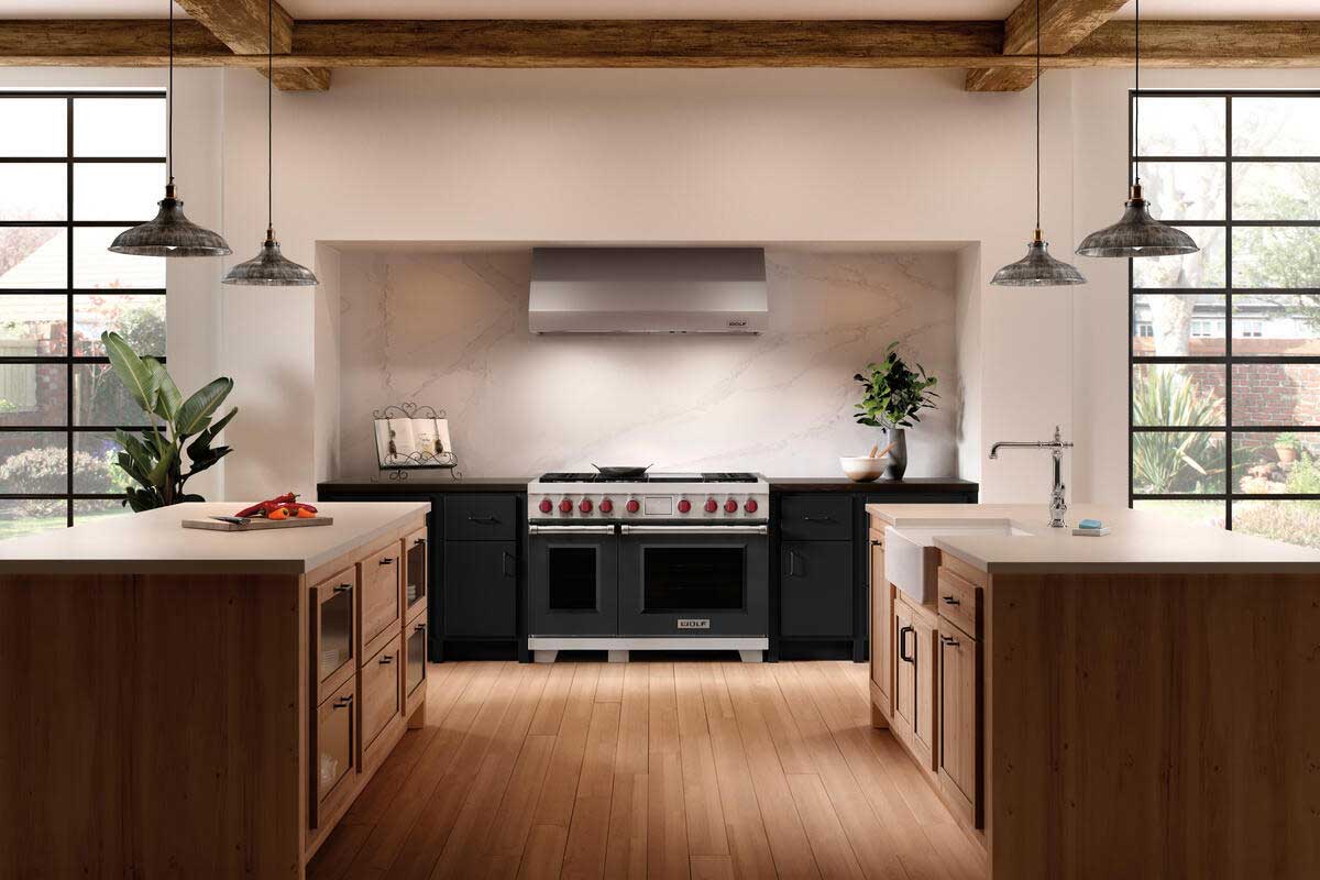 Lifestyle view of Wolf Dual Fuel Range