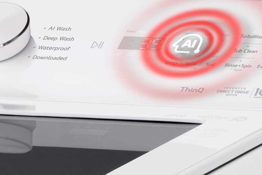 Ai view of LG Top Load Washer