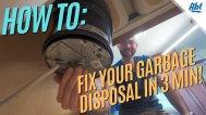 Watch How To Fix A Garbage Disposal That Isn't Working