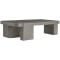 Bernhardt Monolith Asymmetrical Cocktail Table in Puma