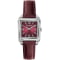 Movado Heritage 1917 Watch 25mm x 34.10mm with Cherry Sunburst Dial