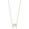 Roberto Coin 18K Yellow Gold Love Letter 'M' Pendant With Diamonds