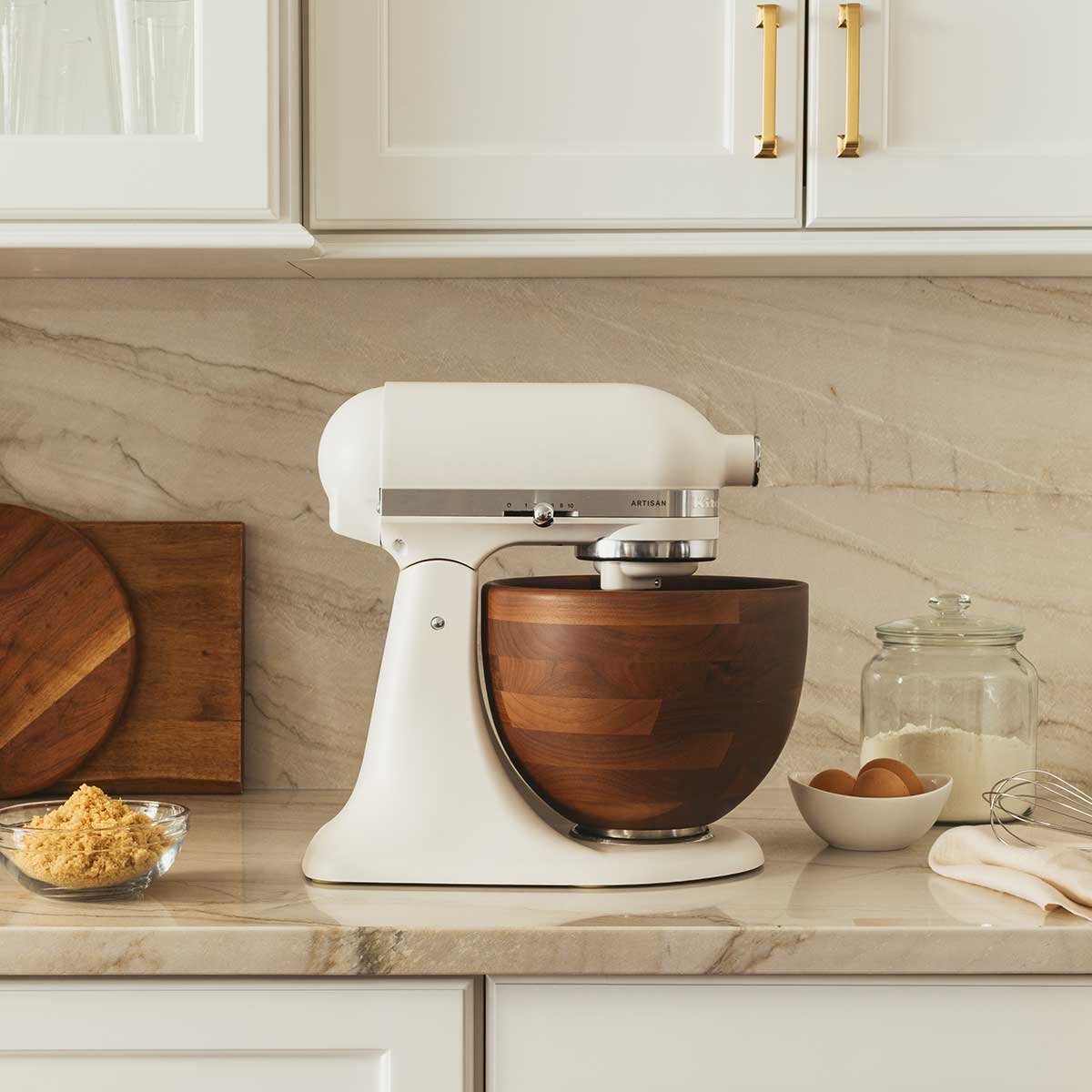Side View LIfestyle of KitchenAid Stand Mixer