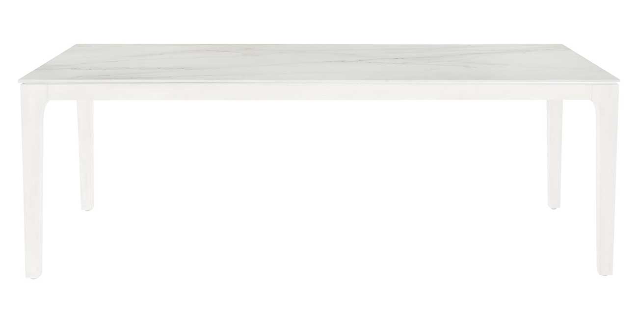Bernhardt Marabella Outdoor Dining Table Top in White Shell
