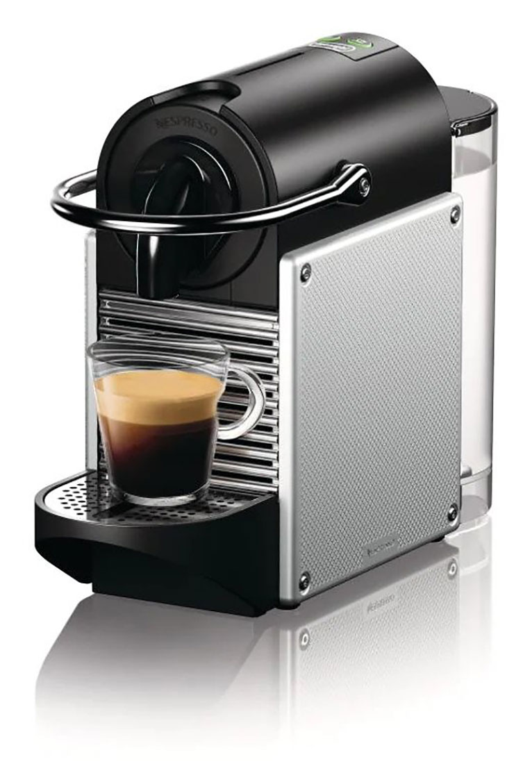 De'Longhi Nespresso Pixie Aluminum Espresso Machine Abt
