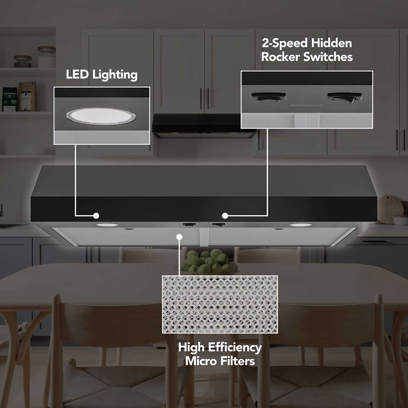 Broan - GLA1303BL - Wall Hoods