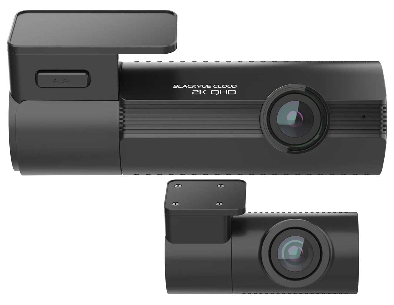 Front view of BlackVue ELITE 8 2CH 2K QHD GPS WiFi Dash Cam (Front & Rear) 