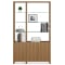 BDI Linea 50" Natural Walnut 2-Shelf System