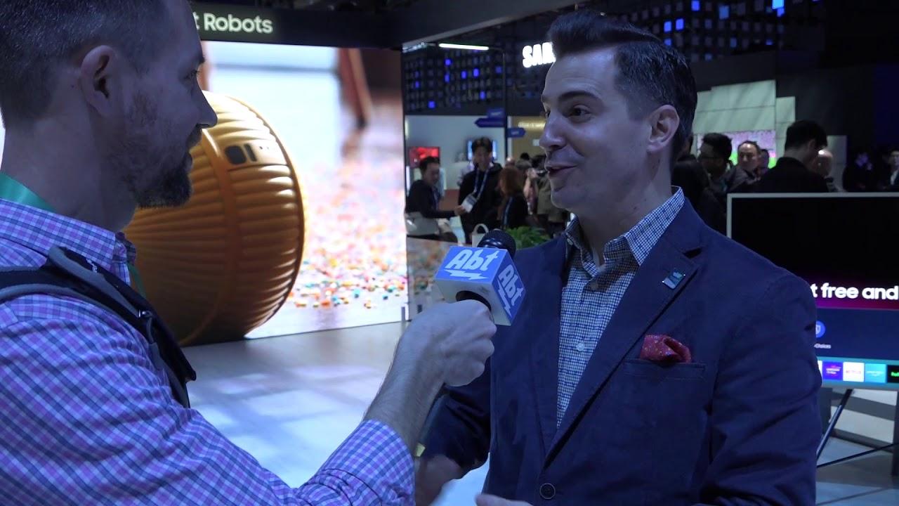 CES 2020 - Samsung Ballie Personal Care Bot Video