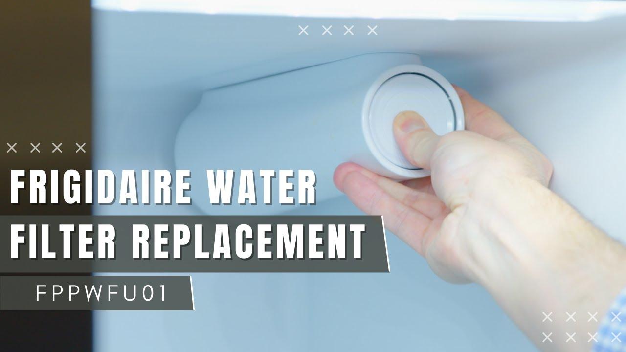 Watch How to Replace The Water Filter On Your Frigidaire 33" Side by Side Refrigerator - FPPWFU01