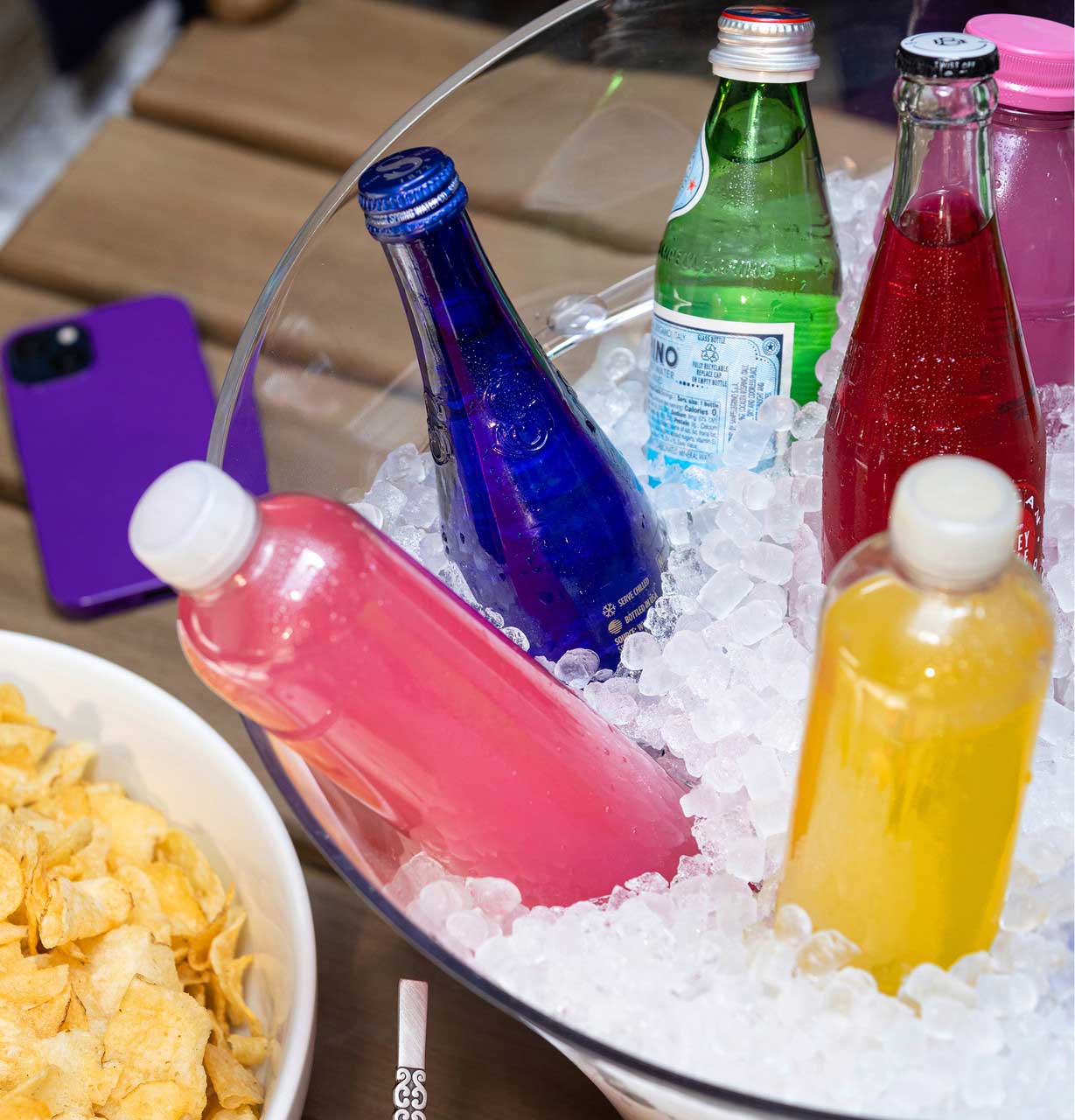 Drinks view of GE Profile Ice Maker