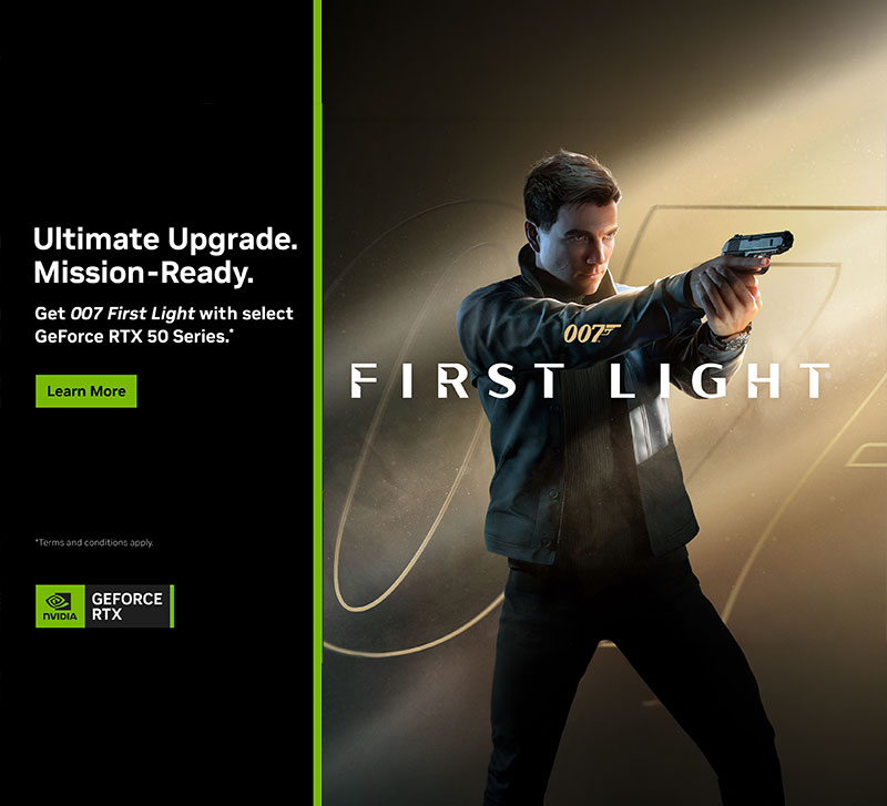 GeForce RTX 50 Series 007 First Light Promo
