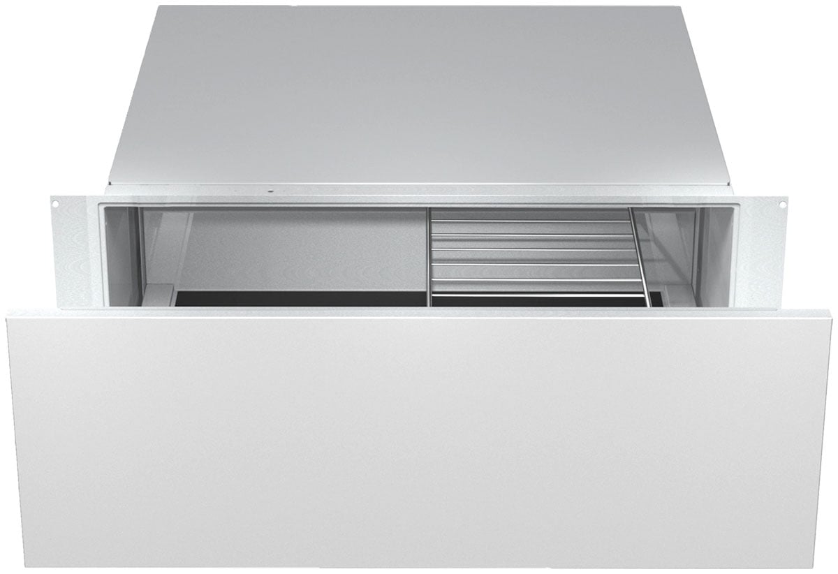 Front of warming drawer with Custom Panel.