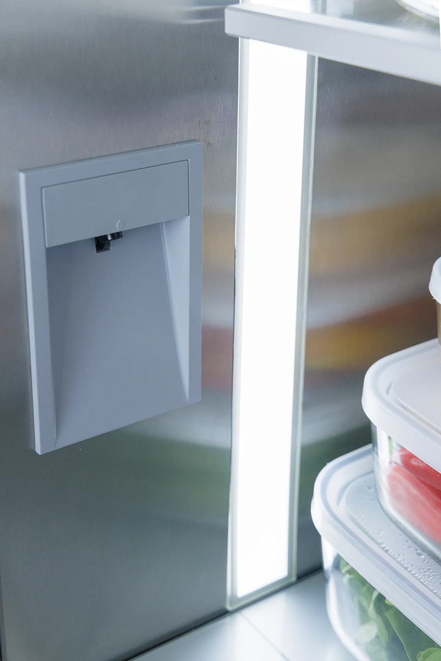 Closeup View of Thermador Refrigerator Water Filter