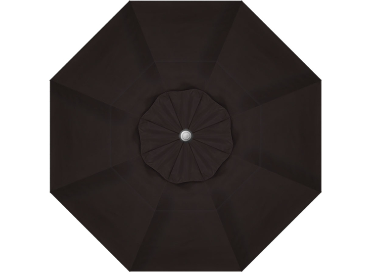 black patio umbrella sunbrella PURPLE LEAF With Solar Lights, 10x10FT Outdoor Umbrella, Cast Ash top vents Cantilever Patio Umbrella | Wind