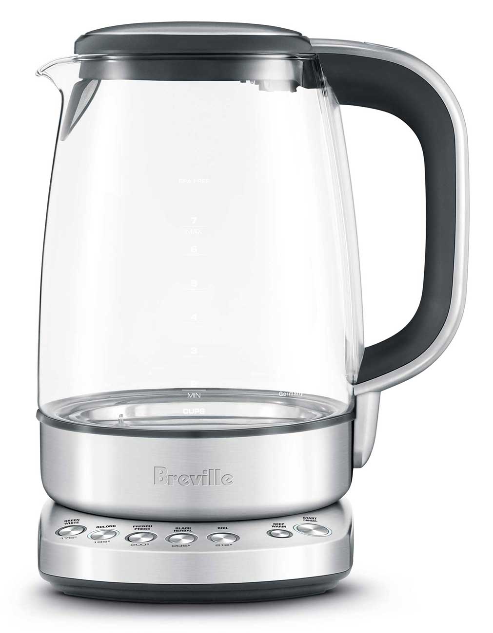 Front view of Breville the IQ Kettle Pure