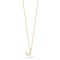 Roberto Coin 18K Yellow Gold Tiny Treasures Love Letter J Pendant With Diamonds