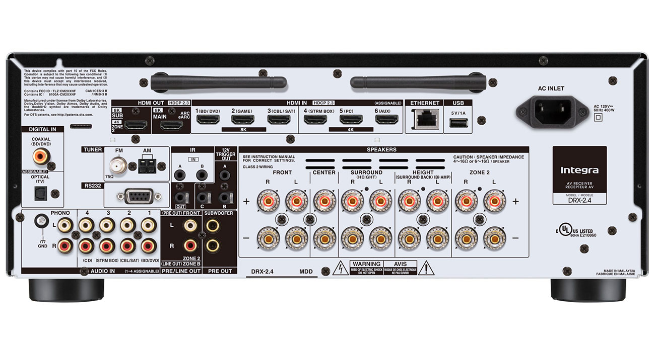 Integra - DRX2.4 - Audio Receivers