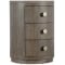 Hooker Furniture Modern Mood Round Nightstand in Mink