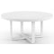 Sunset West Newport Round Dining Table - 60-Inch - in Satin White
