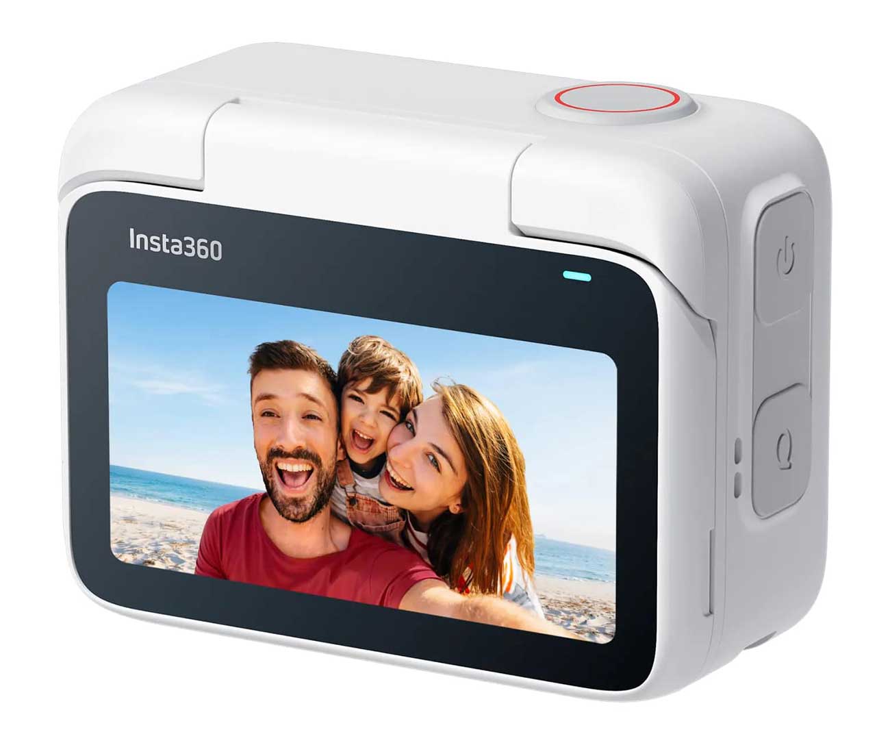 Dynamic Back View Of The Action Camera