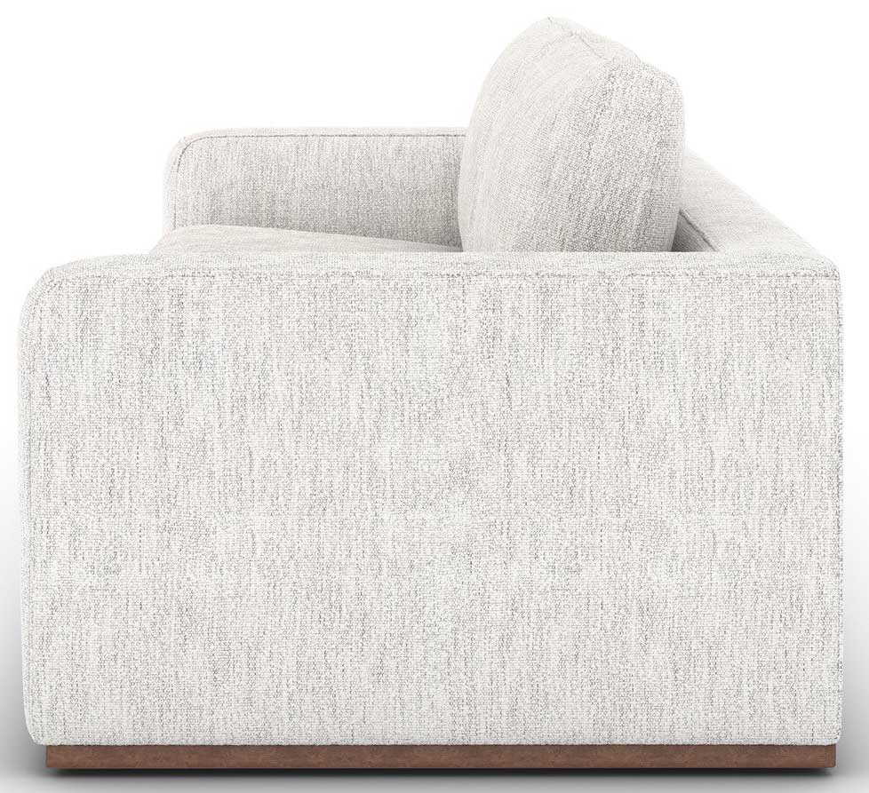 Side view of four hands sofa