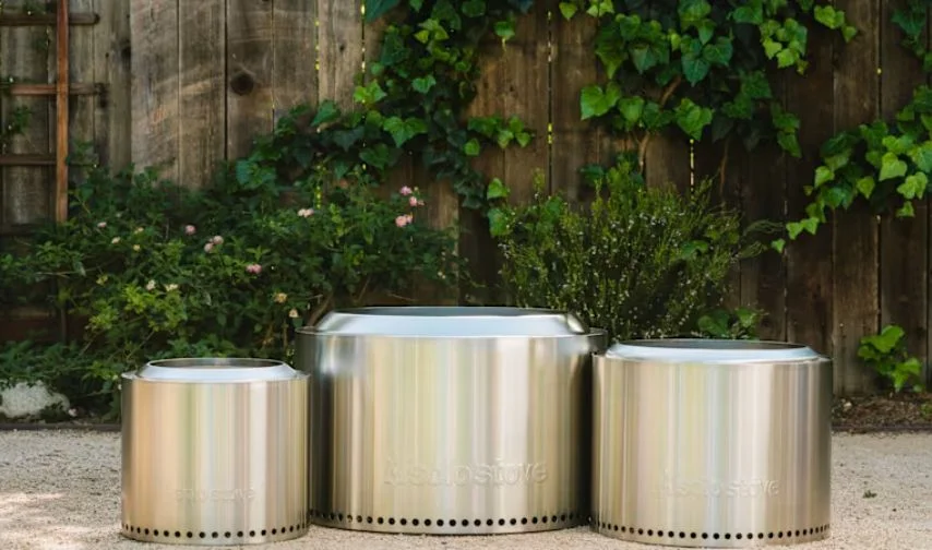Solo Stove Mesa Tabletop Fire Pit in Stainless Steel - SSMESA-FG-SS