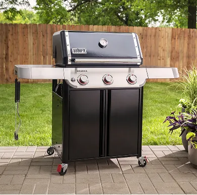Weber Grill on a Patio