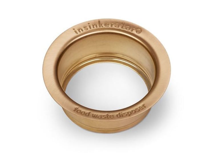 Westbrass D208-11 Sink Disposal Flange – Antique Copper, InSinkErator Style, Fits 3-1/2 Inch Sink Opening