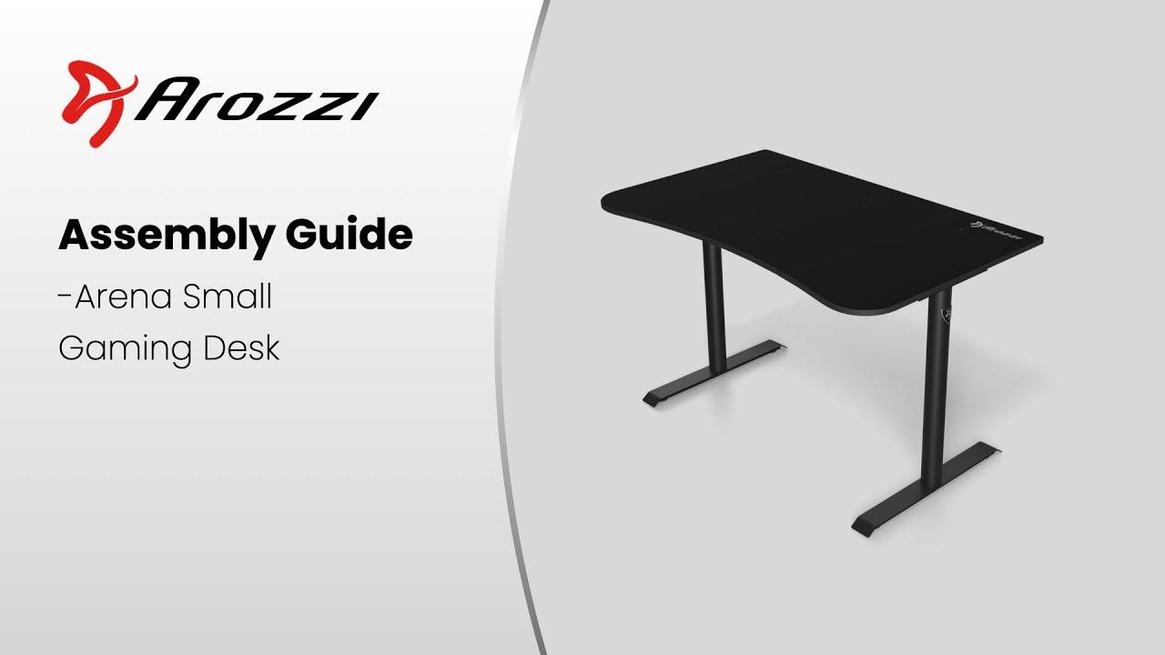 Watch Arozzi | Arena Small Gaming Computer Desk - Assembly