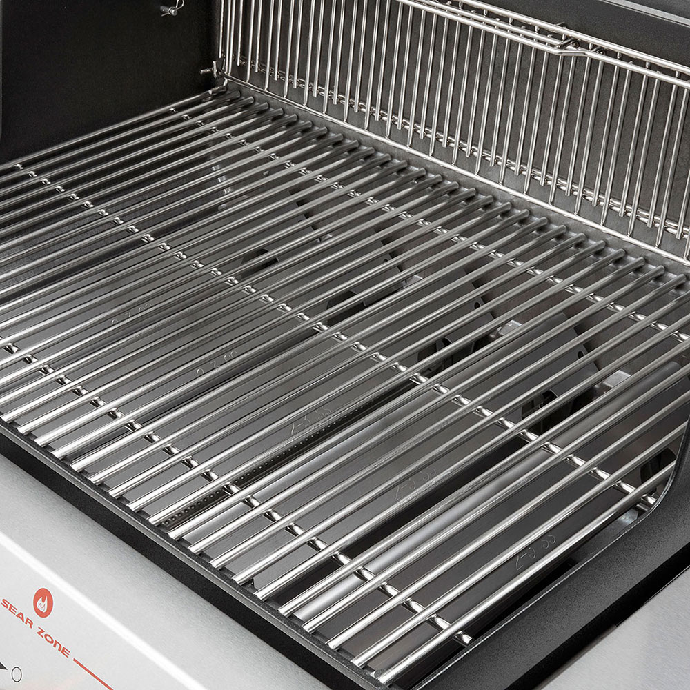 Grill Gates Inside a Weber Natural Gas Grill
