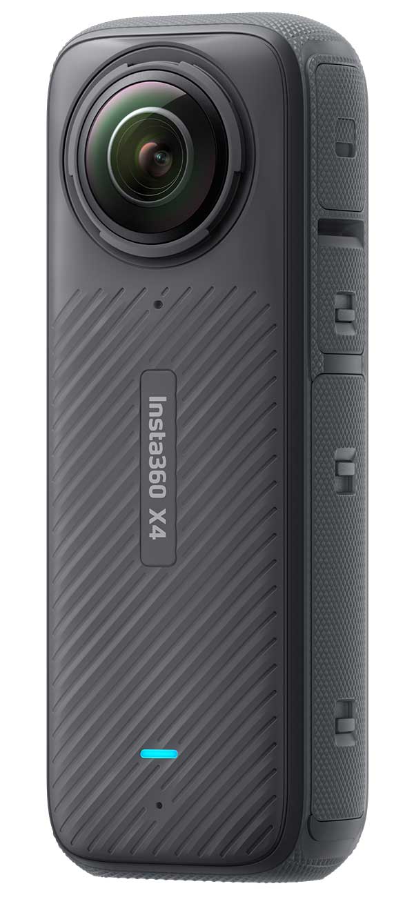 Rear Angled view of Insta 360 Action Camera