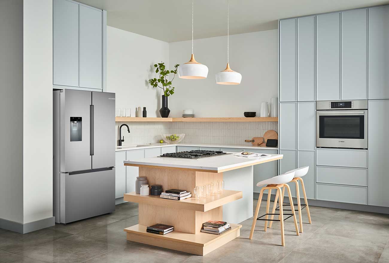 Lifestyle angle view of Bosch Refrigerator