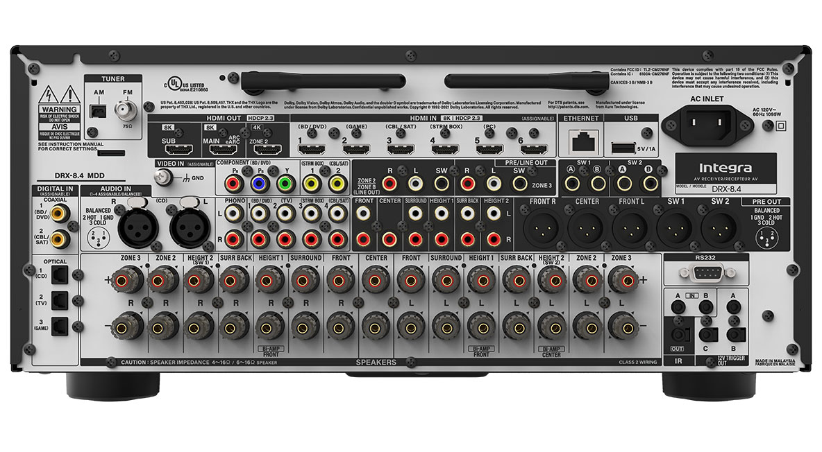 Integra - DRX8.4 - Audio Receivers