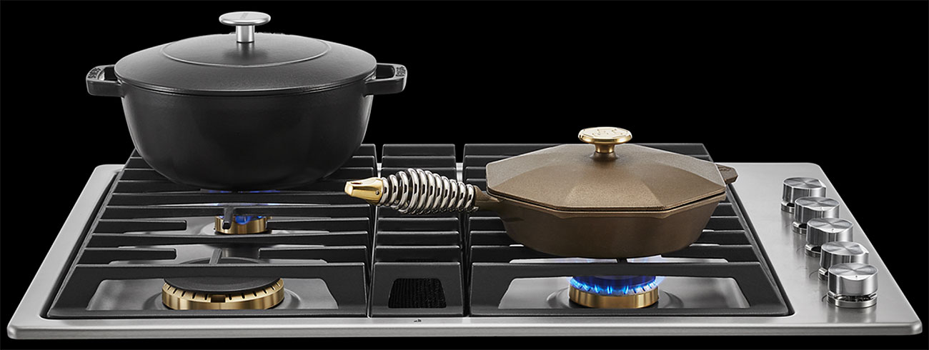 JennAir 30" Stainless Gas Downdraft Cooktop JGD3430GS Abt