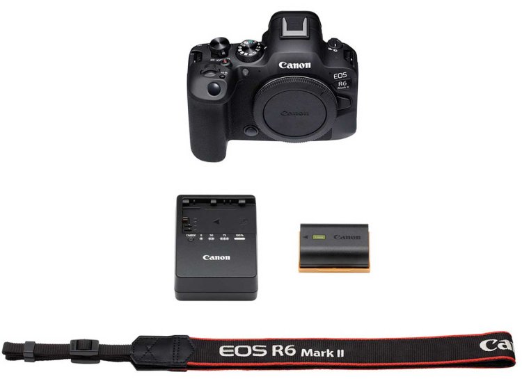 Large image of Canon EOS R6 Mark II Mirrorless Camera Body with Cropping Guide Firmware