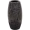 Howard Elliott Chiseled Iron Small Cylinder Vase in Texture Black Finish