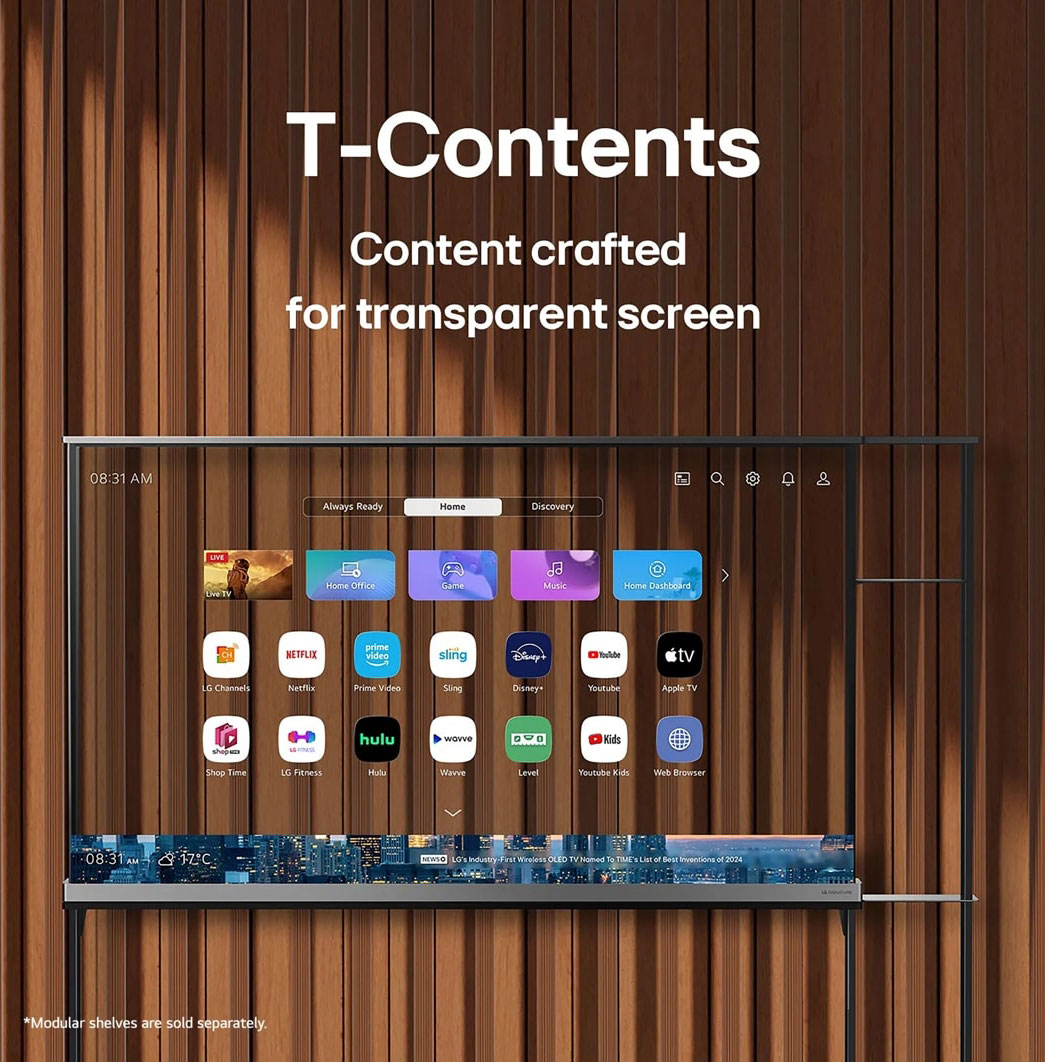 View Of Transparent Content Feature