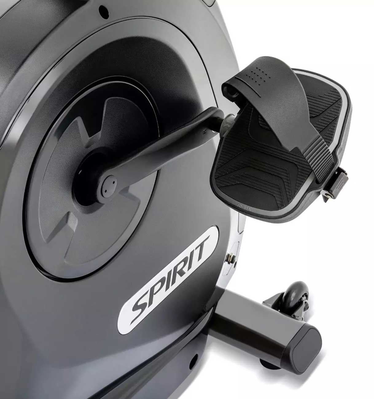 Exercise Bike Pedals Detail Close-Up View