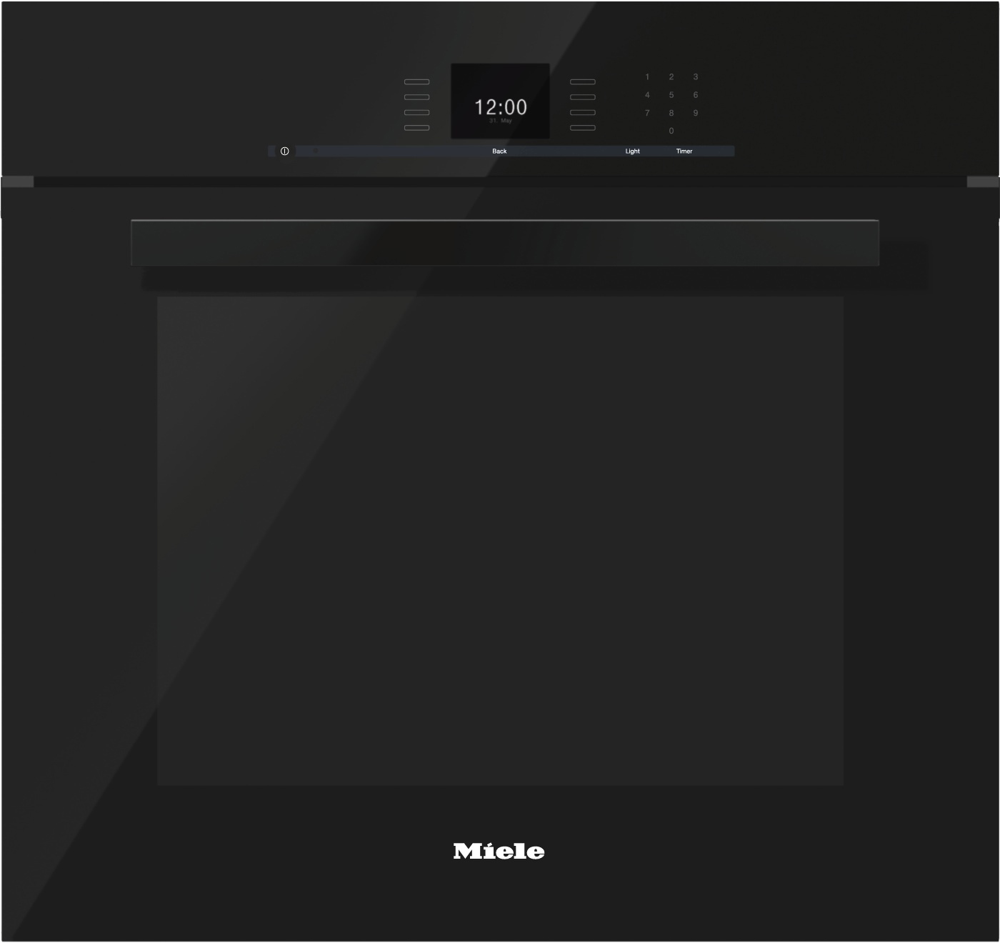 Miele 30" PureLine Black Convection Oven H6680BPOB
