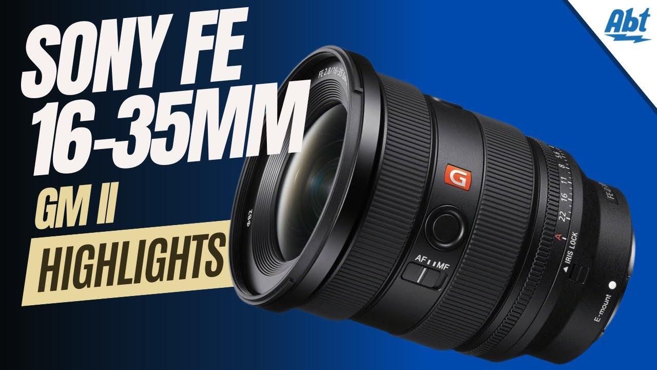 Watch Sony FE 16-35mm f/2.8 GM Full-Frame Wide Angle Zoom Lens